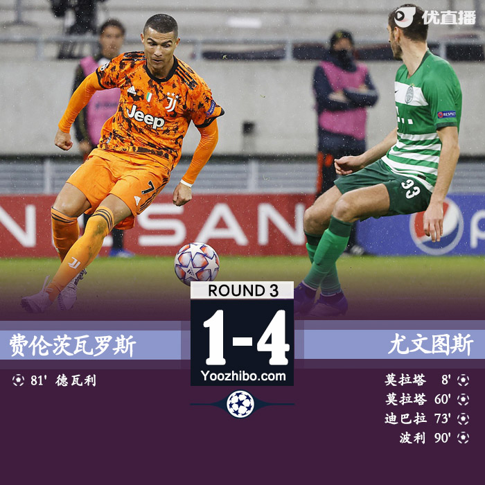 <a href=/football/juventus/ target=_blank class=infotextkey>尤文图斯</a>4-1费伦茨瓦罗斯