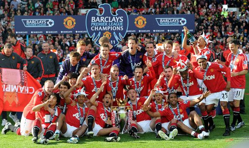 2010-11赛季曼联获得<a href=/football/yingchao/ target=_blank class=infotextkey>英超</a>冠军