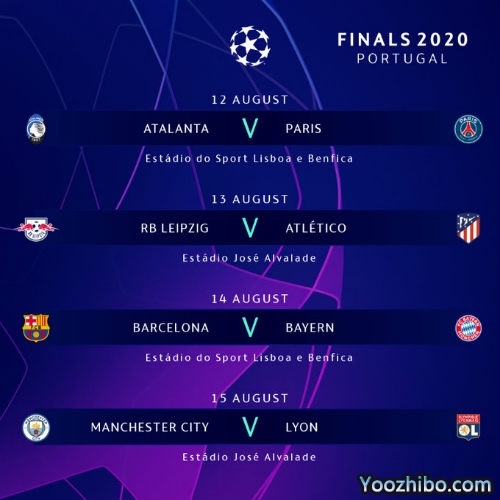 <a href=/football/ouguan/ target=_blank class=infotextkey>欧冠</a>1/4决赛对阵出炉